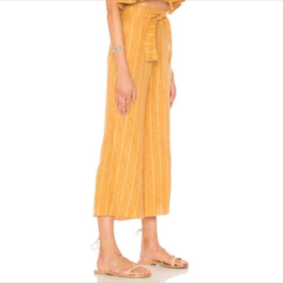 FAITHFUL THE BRAND WIDE LEG  CROPPED PANT - Picture 2 of 4